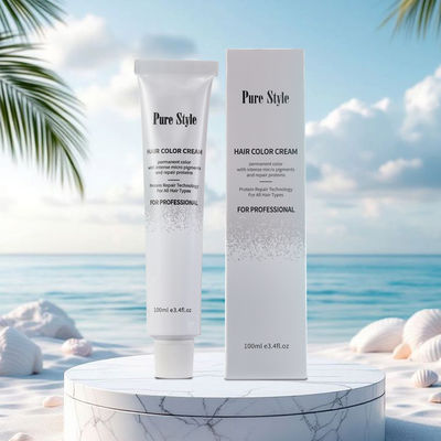 PureStyle Professional Non-Allergic Hair Dye Low Ammonia Natural Herbal Cream Factory Manufacturers Wholesale