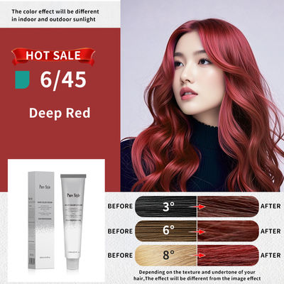Private Label Hair Coloring Product Organic Hair Dye with 47 Colors Hair Dye Cream Wholesale Hair Color Manufacturer