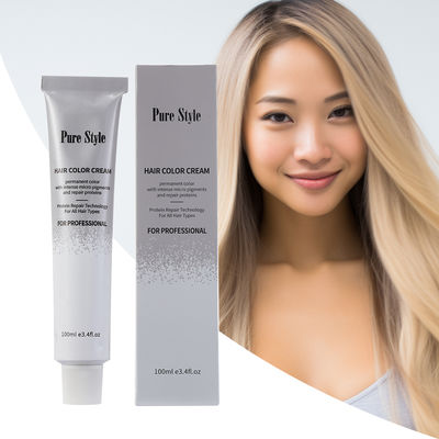 Purestyle OEM ODM 47 色 天然ハーブ成分 永久プロフェッショナル アンモニアフリー 非アレルギー性 ヘアカラークリーム