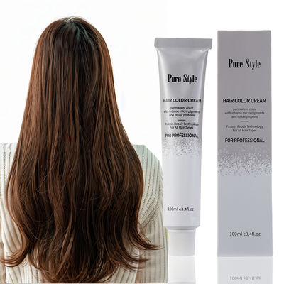 Purestyle Wholesale Low Ammonia Magic Permanent Hair Color Dye Cream Natural Hair Color Dye Cream