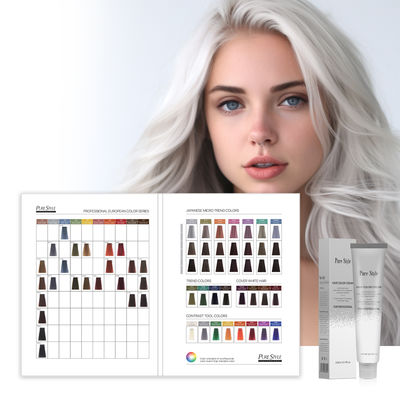 PureStyle Professional Non-Allergic Hair Dye Low Ammonia Natural Herbal Cream Factory Manufacturers Wholesale