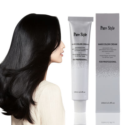 PureStyle Professional Herbal Cream Hair Dye Non-Allergic and Low Ammonia Natural Ingredients Factory Manufacturers Wholesale