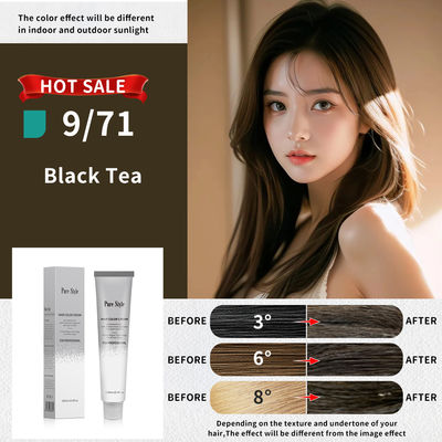 PureStyle Professional OEM Organic Hair Dye Cream Salon-Use New Arrival Moisturizing Permanent Hair Color Formula