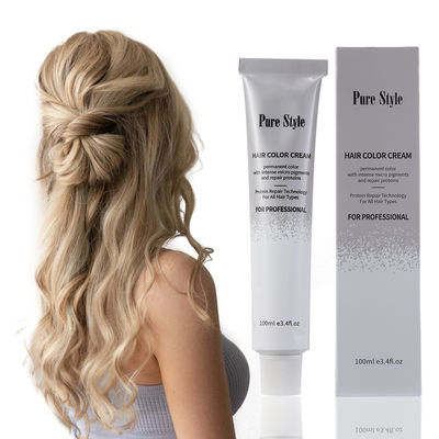 Japanese Style 100ml PureStyle High Quality Cream Hair Coloring Professional Salon Natural Black Hair Color in Stock