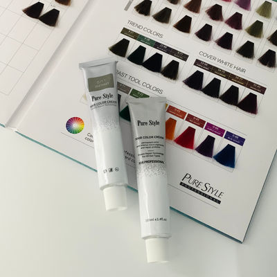 PureStyle in Stock Professional Salon Permanent Products Low Ammonia Brilliant Permanent Dye Organic Herbal Hair Color Cream