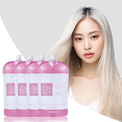 Organic Hair Color Developer 3% 6% 9% 12% Peroxide Cream OEM/ODM Customizable Hair Dye Factory Supply