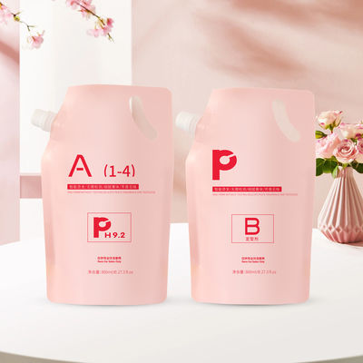 Suministro de fábrica Crema saludable para cabello rizado permanente 800ml*2 para rizar el cabello OEM disponible