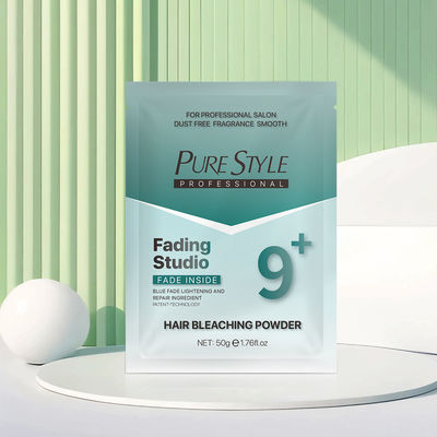 Home Blue Hair Bleaching Powder Permanent Dust Free 50g for Adult