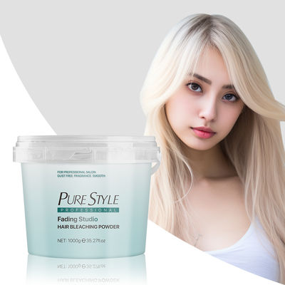 High Quality 1000g PureStyle Organic Blue Hair Bleaching Powder Light Blonde up to 9 Level OEM Available