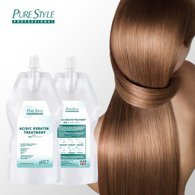 Purestyle Professional Grade Acidic Keratin Hair Treatment Brazilian Baked Oil Hair Mask Premium Perm Lotion