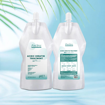 Purestyle Professional Acid Hair Treatment Formaldehyde-Free Smoothing Cream for Straightening Damaged Curly Hair Perm Lotion