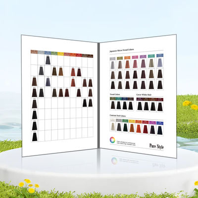 Purestyle OEM  Hair Color Swatch Chart 47 Colors Professional For Salons
