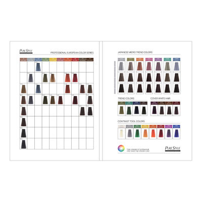 Custom Hair Color Swatches 47 Colors Professional For Salons