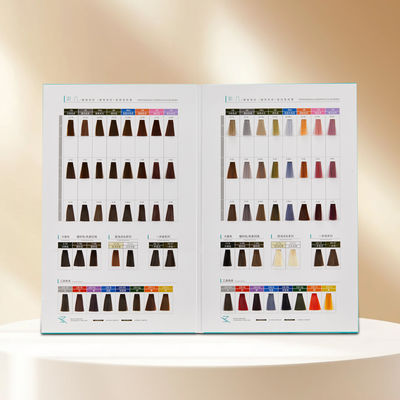 Custom Professional Salon Hair Color Chart OEM/ODM with Permanent Protein Hair Dye Colors