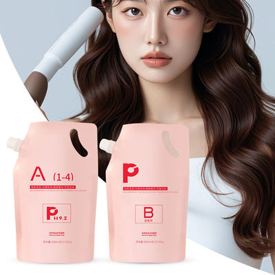 800ml*2 Professional Perm Lotion for Healthy Hair Curly Hot Cream