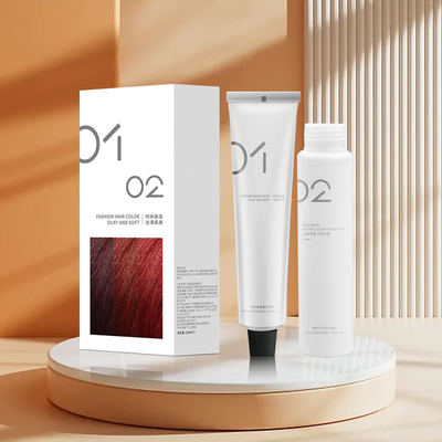 Factory Peroxide Cream Semi Permanent Hair Dye Kit Ammonia Free for Home OEM Available