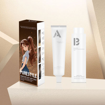 Permanent Home Hair Dye Ammonia Free Herbal Formula for Men Women OEM Professional Hair Dye Factory Supply