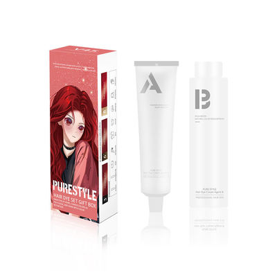 Herbal Home Hair Dye Kit 200ml Cream  Ammonia Free Organic Hair Dye Hair Color Manufacturer Supply