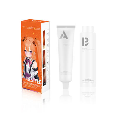 100ml Coloration Permanente pour Cheveux à Domicile Formule à base de Plantes Sans Danger Non Irritante OEM Disponible