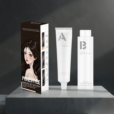 Trusted Hair Dye Factory Herbal Formula Home Hair Dye Set Semi Permanent Low Ammonia 200ml For Men Women