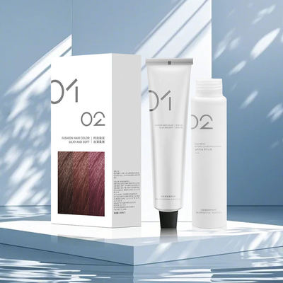 Low Ammonia Home Hair Dye Cream Kit Cosmetic Grade For Dyeing Easy Application OEM