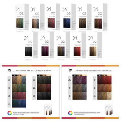 Dyeing Home Hair Dye Cream Kit Ammonia Free With Preoxide Cream