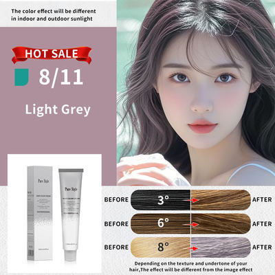 Adult Salon Permanent Hair Dye Color Cream With Private Label