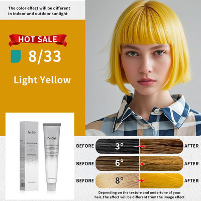 Low Ammonia Professional OEM Hair Color Cream Good Smell Long Lasting Hair Dye Cream Hair Color Manufacturer Wholesale