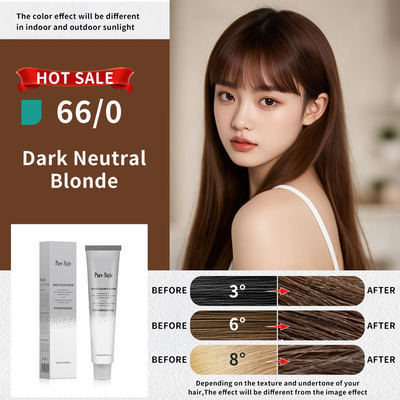 100ml Permanent Hair Color Cream Japanese Formula Harmless Non Irritating OEM Available