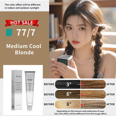 Herbal Formula Permanent Hair Color Cream 100ML For Salon Use OEM Available Hair Dye Factory Supply