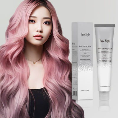 Low Ammonia Hair Color Cream OEM Professional Hair Dye Cream For Salon Wholesale Hair Dye Factory Supply