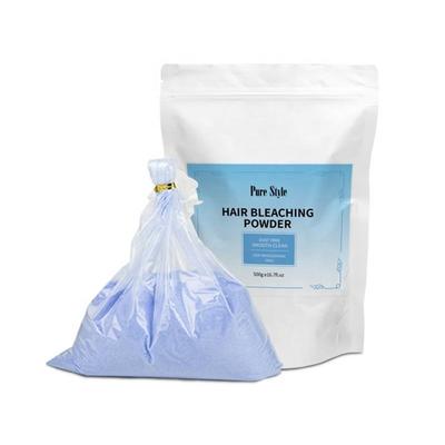 500ml Blue Hair Bleaching Powder Mix At 1:2 Ratio Dust Free OEM Available Factory Wholesale