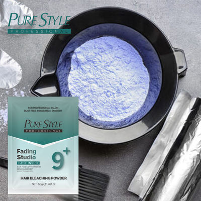 Salon Professional Hair Bleach Powder in Bulk 50G Cosmetic Grade OEM Hair Dye Factory Wholesale