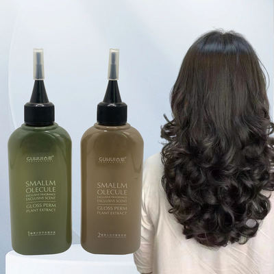 Natural Cold Wave Curl Hair Perm Lotion Solution Long Lasting Oem Odm for Salon
