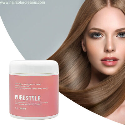 Purestyle 450ml Organic Hair Mask Smoothing Collagen Keratin Treatment Hair Care Conditioner Hair Straightening Cream OEM