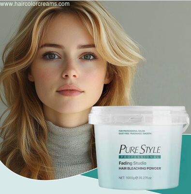 PureStyle OEM  1000g Light Blonde Hair Bleaching Powder High Quality Hair Bleach For Hair Dust Free Herbal Formula
