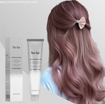 PureStyle OEM Hot Sale Natural Low Ammonia Popular Colors Hair Dye With 47 Popular Colors for Professional Salon Use Factory Price
