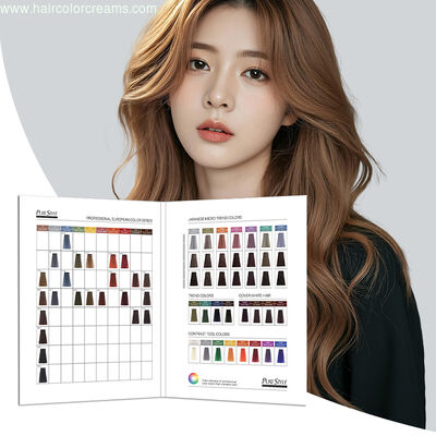 Purestyle Professional Hair Color Chart 47 High Quality Colors Best Price and Low MOQ for Salons Permium Quality