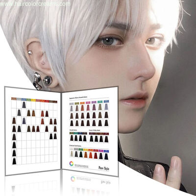 Professional OEM Hair Color Chart  Customizable Durable Swatches  Multi-Format Options for Salon
