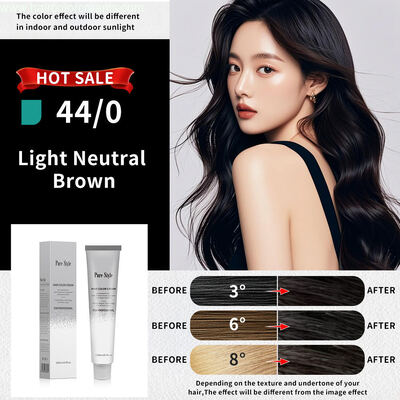 Purestyle Private Label Organic Hair Dye with 47 Colors Permanent Hair Dye Cream Ammonia Free for Salon Wholesale