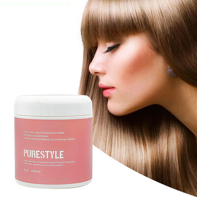 PureStyle Organic Herbal Acid Keratin Hair Treatment Brazilian Cream Hair Musk Nourishing Repairing OEM Available