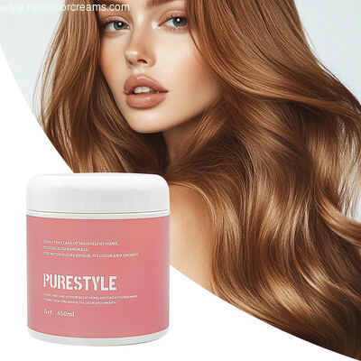 PureStyle 450ml Hair Mask Acid Balance Treatment Hydrolyzed Keratin Amino Acid Formula OEM Wholesale