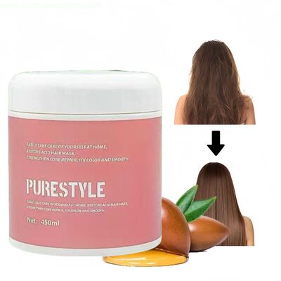 PureStyle Hair Treatment Mask 450ml con complesso di aminoacidi cheratinici idrolizzati OEM Cream di riparazione capelli disponibile