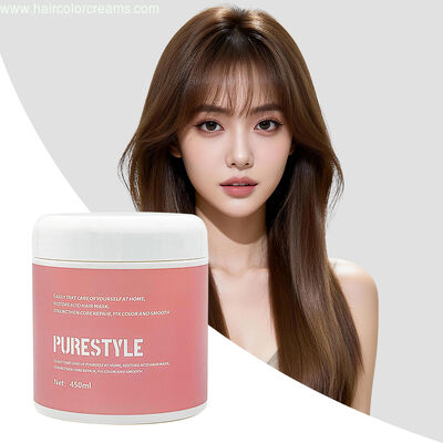 PureStyle 450ml アシドヘアマスク オーガニック ヘアケア 繊細な修復 ヘアケア ケラチン付き ヘアトリートメント ヘアスムーズコンディショナー卸売