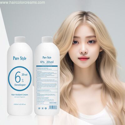 PureStyle 1000ml Professional Peroxide Developer Best Price Wholesale Natural Hair Oxidant Cream OEM/ODM Manufacturer