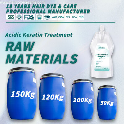 Professional Grade OEM Acidic Keratin Hair Treatment Cream Raw Material Hair Dye Factory Hair Straightening Cream Bulk Wholesale