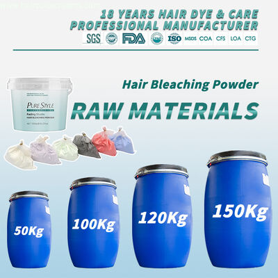 PureStyle  Organic Hair Bleaching Powder Raw Material Dust Free  Hair Color Bleaching Powder OEM