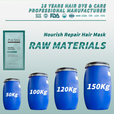 Purestyle OEM Hair Mask Raw Material 100% Organic for Smooth Shiny Hair Color Protection