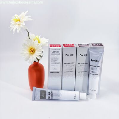 OEM Herbal Permanent Grade Hair Color Cream Non Irritation In Bulk Organic Hair Colour Hair Dye Factory