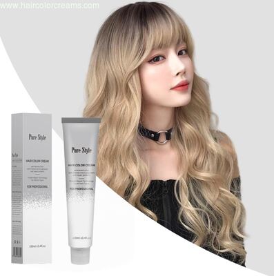 Low Ammonia Semi Permanent Hair Color Cream Professional Salon  Easy Coloring OEM Hair Color Manufacturer Supply